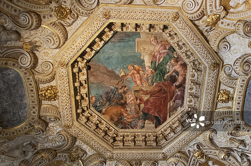 总督宫天花板画图片素材