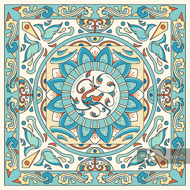 凤鸟纹图片素材