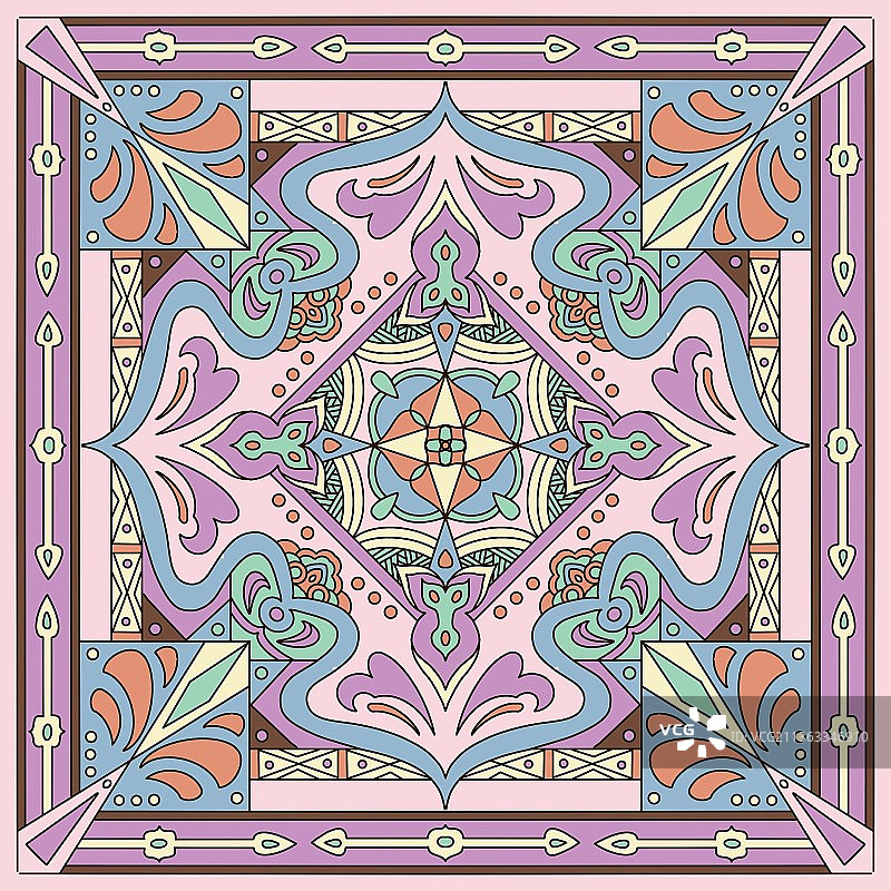 柿蒂纹图片素材