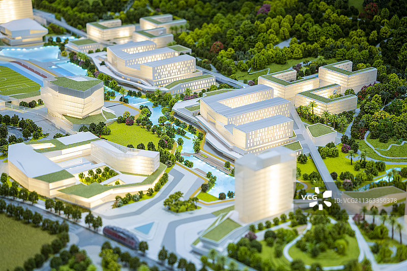 房地产模型沙盘图片素材