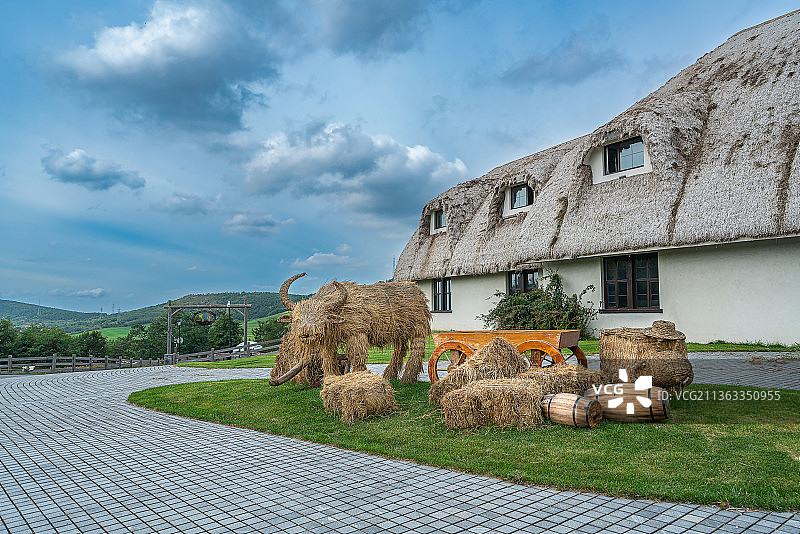 大连三寰牧场风景图片素材
