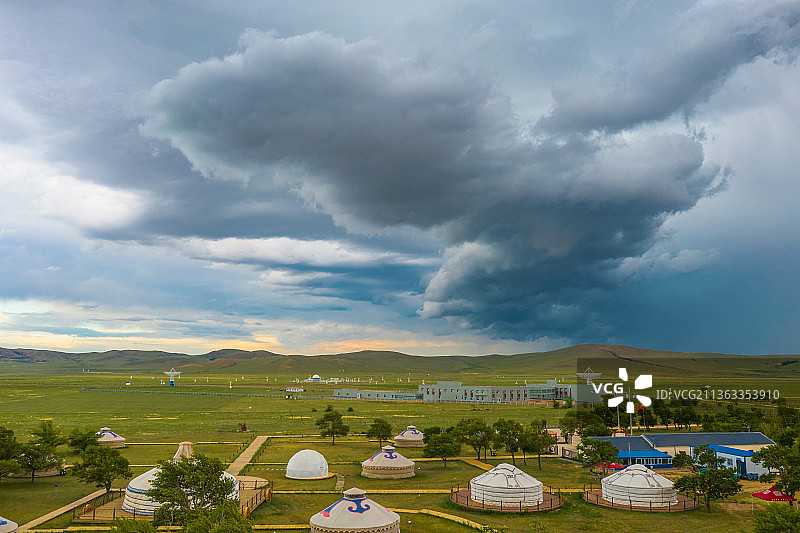 内蒙古锡林郭勒大草原风光图片素材