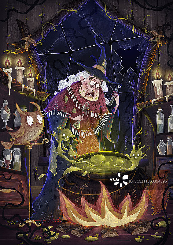 穷困潦倒的魔法师图片素材