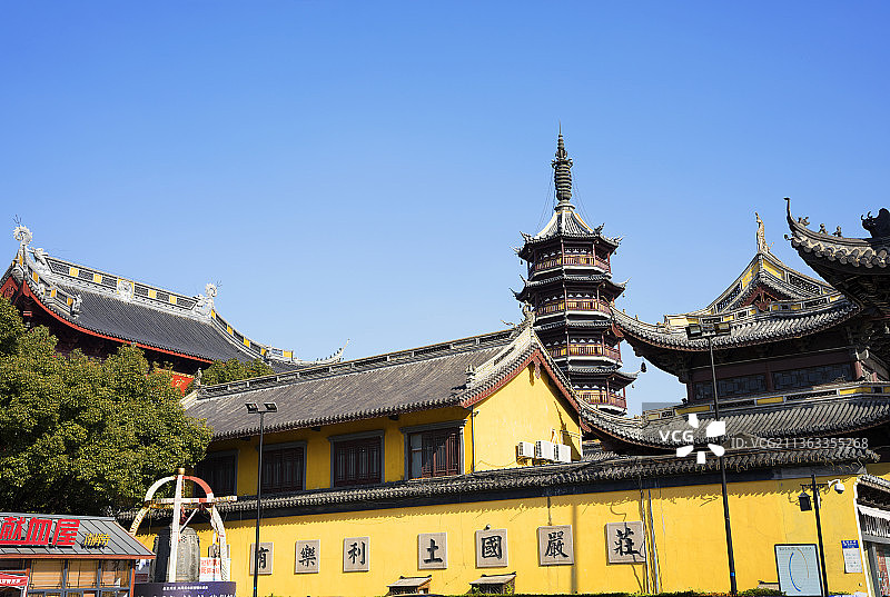 无锡南长街南禅寺妙光塔图片素材