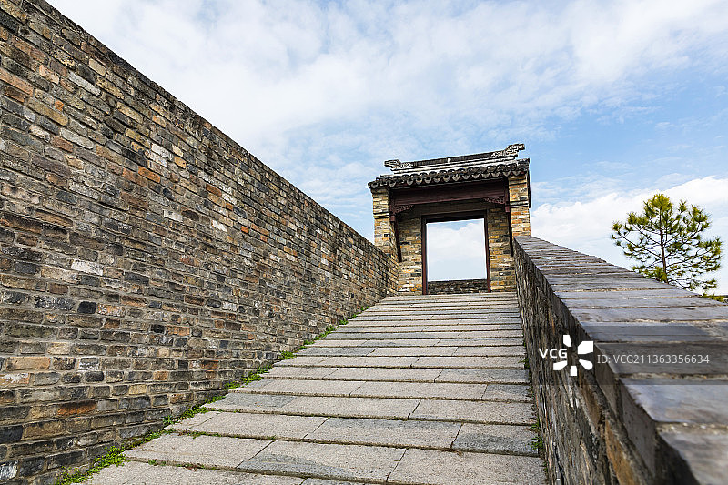 苏州胥门城墙登城口图片素材