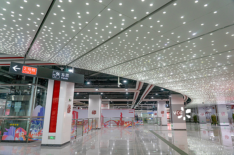 佛山地铁2号线湾华站图片素材