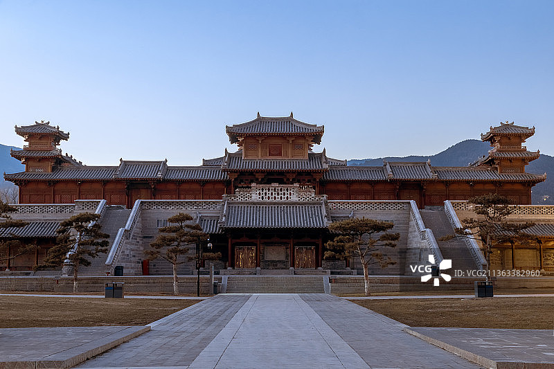 晋祠公园图片素材