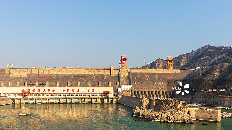 三门峡黄河大坝图片素材