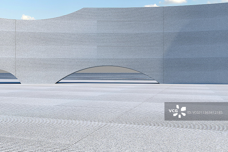 3D现代几何空间背景图片素材