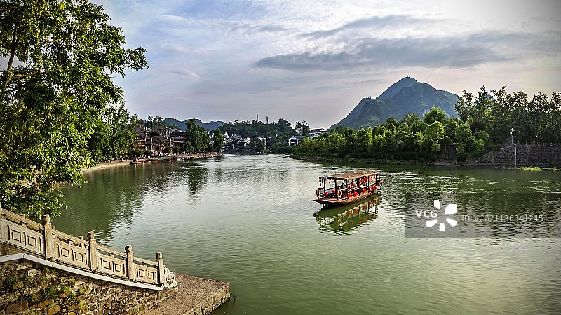 湖南湘西花垣县边城镇图片素材