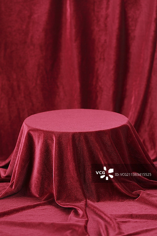 深红色织物背景图片素材