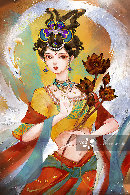 飞天女神图片素材