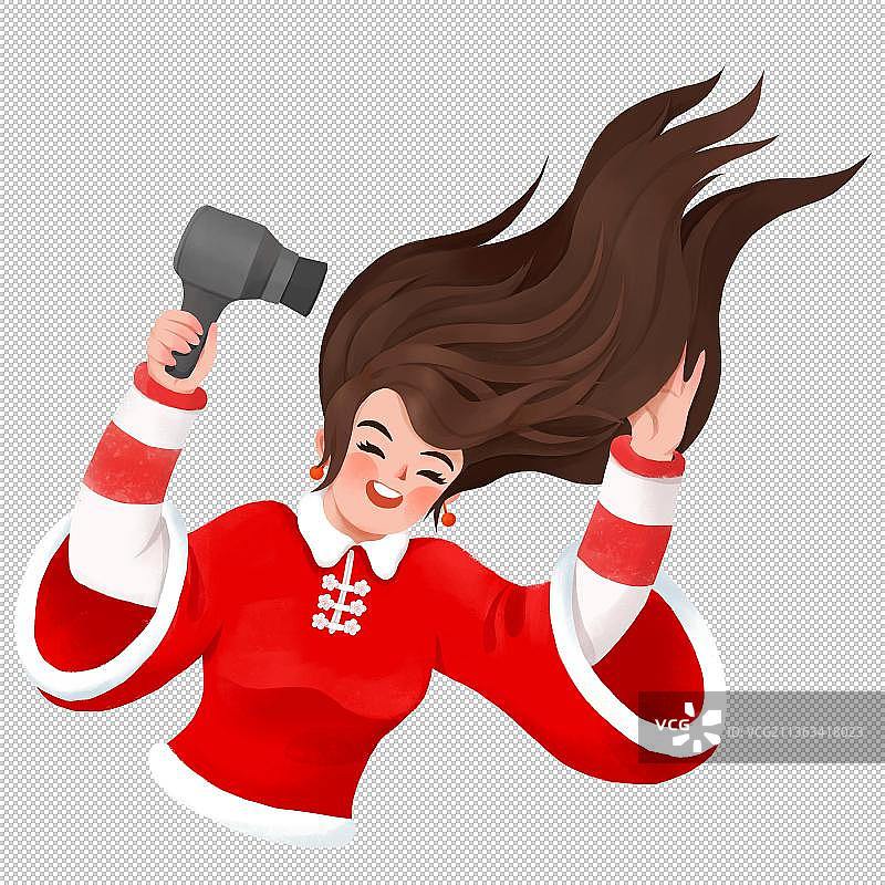 喜气洋洋迎新年图片素材