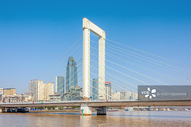 中国浙江宁波老外滩三江口风光图片素材