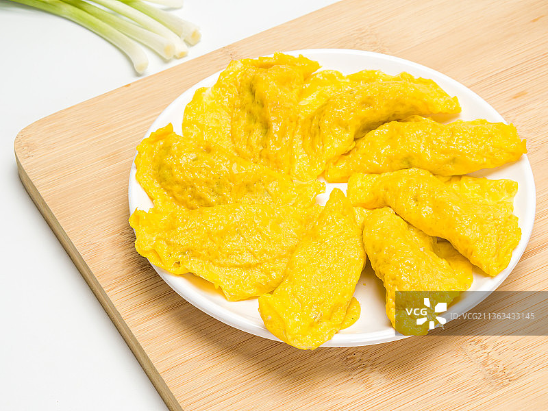黄金蛋饺早餐美食图片素材
