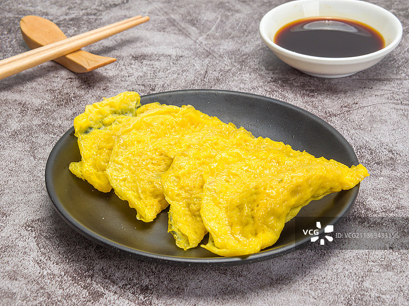 黄金蛋饺早餐美食图片素材