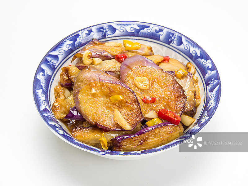 红烧茄子家常菜图片素材
