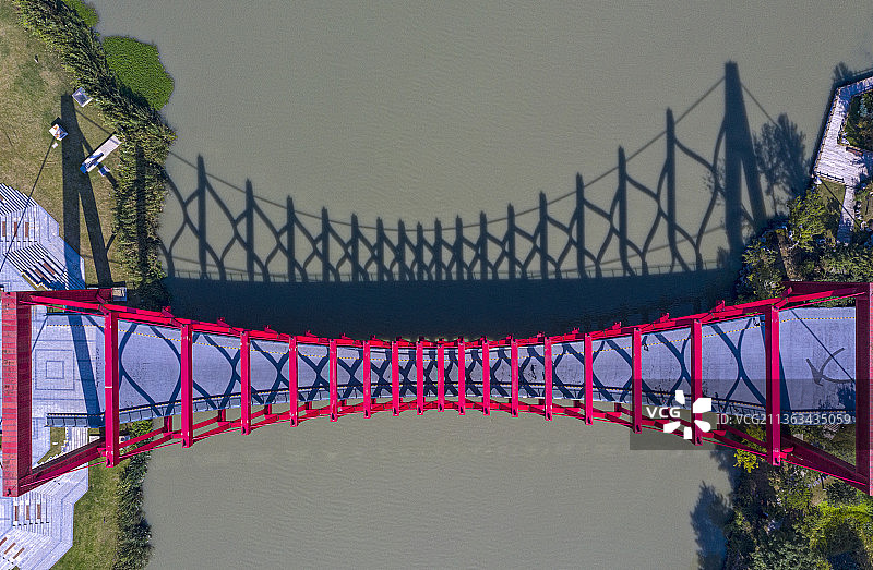 扬州三湾剪纸桥图片素材