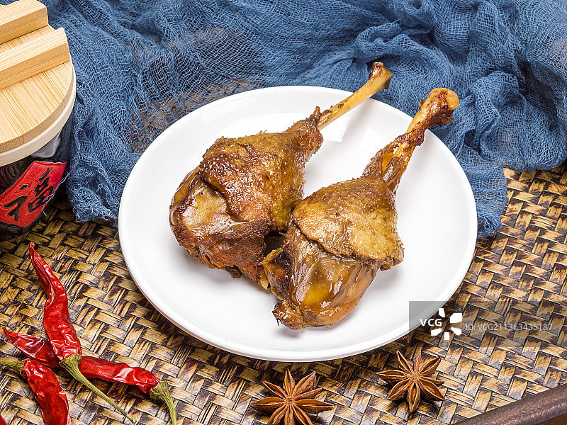 酱卤鸭腿美食卤味图片素材