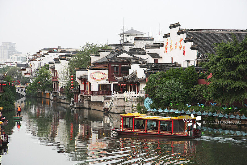 江苏南京夫子庙秦淮河图片素材
