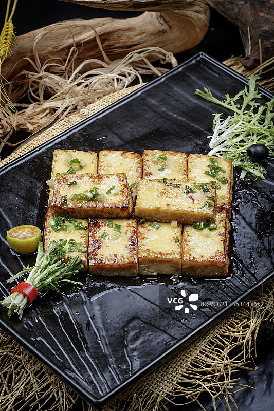 香煎长沙臭豆腐图片素材