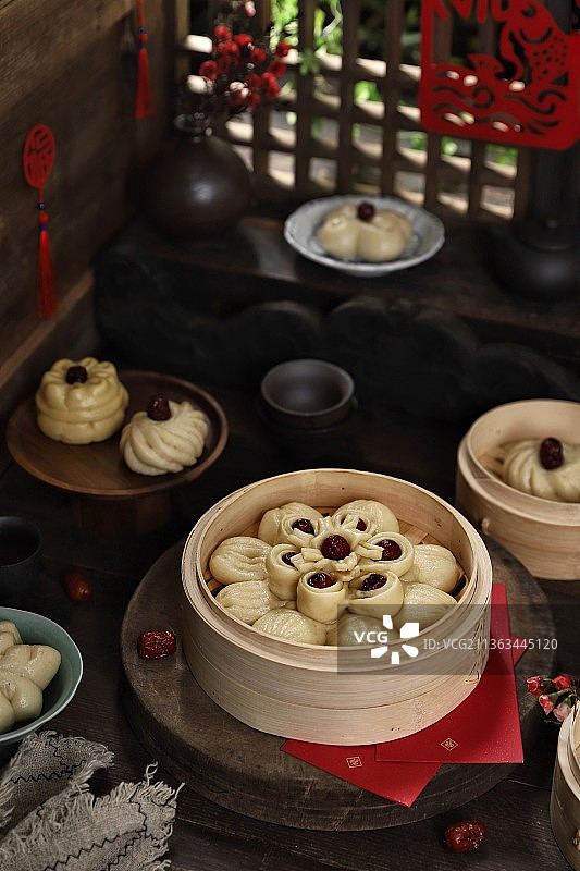 春节的枣花馍图片素材