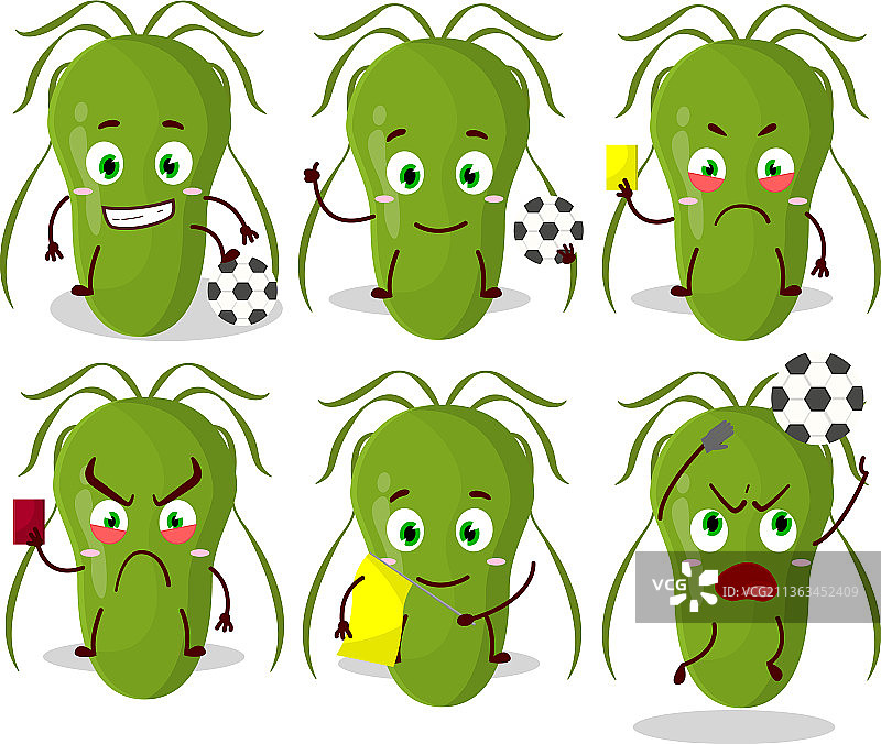 作为工人工作的传染性卡通人物图片素材