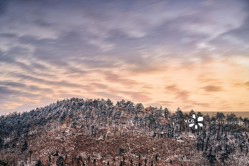 冬季余姚四明山森林公园图片素材