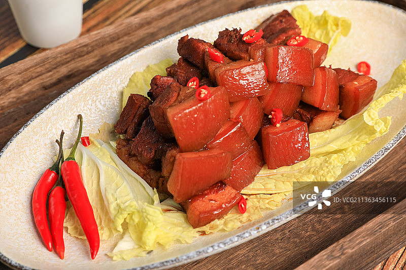 家常菜 红烧肉图片素材