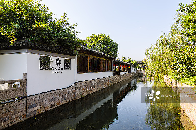 江苏苏州常熟尚湖拂水山庄图片素材