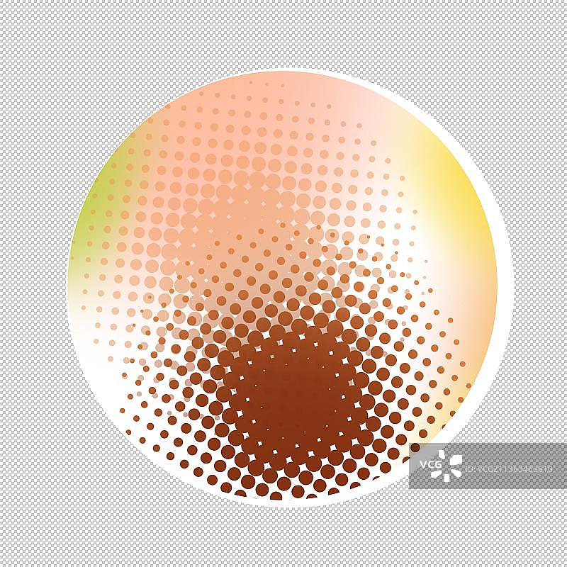 圆形清新装饰 插画小背景 氛围 装饰图片素材