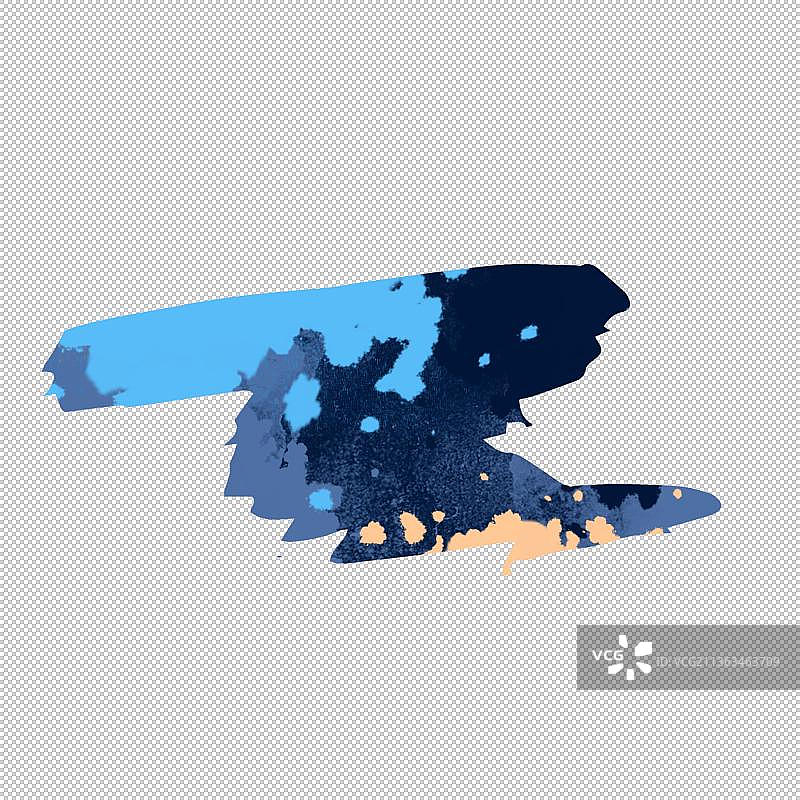 字母z蓝色喷溅背景 插画小背景 氛围 装饰图片素材