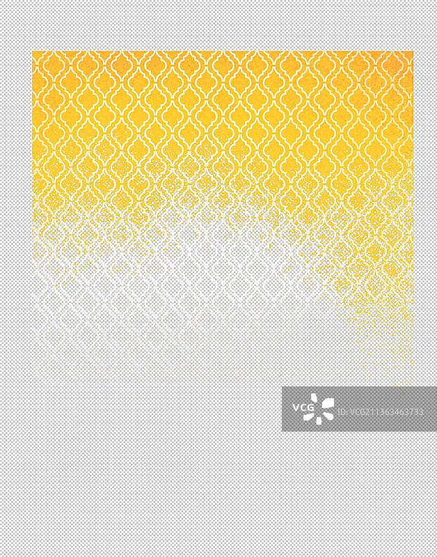 黄色华丽 插画小背景 氛围 装饰图片素材