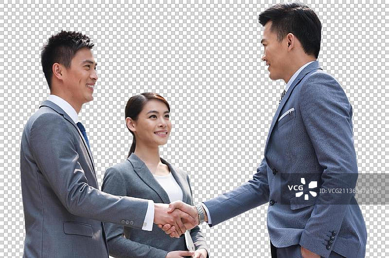 商务人士握手图片素材