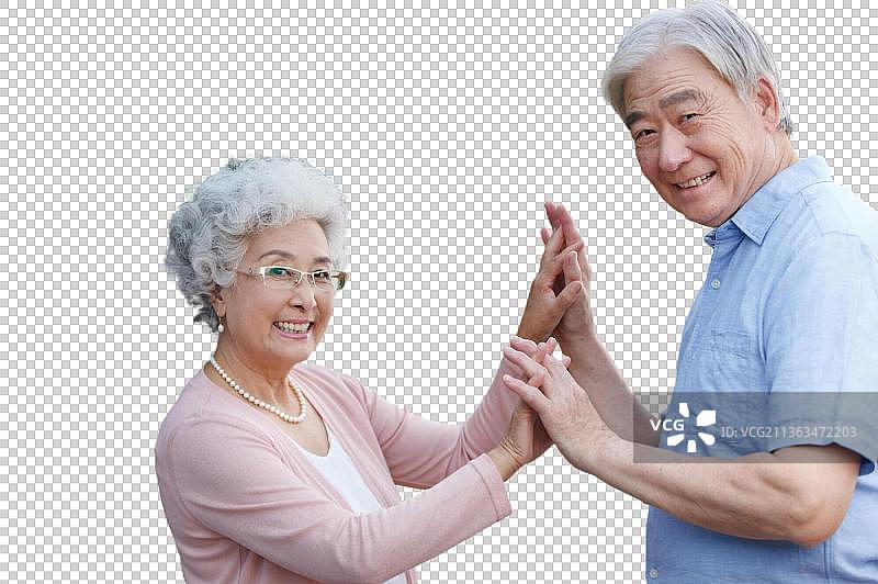 亲密的老年夫妇图片素材