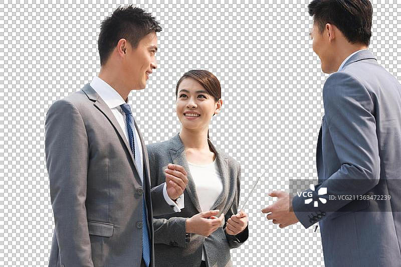 商务人士交谈图片素材