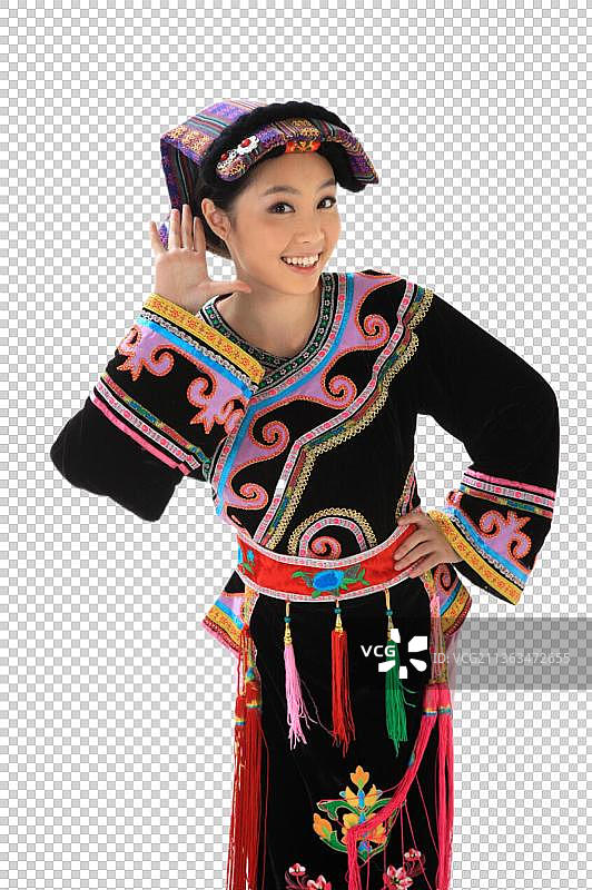 中国少数民族羌族女人图片素材