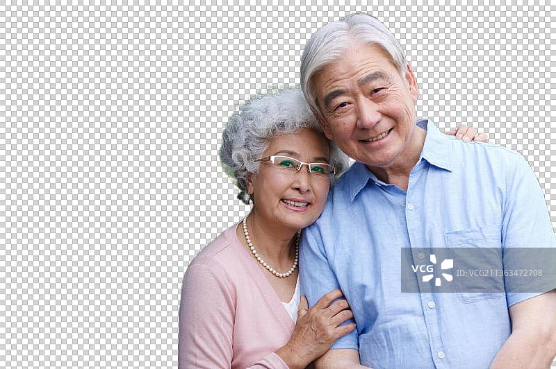 亲密的老年夫妇图片素材