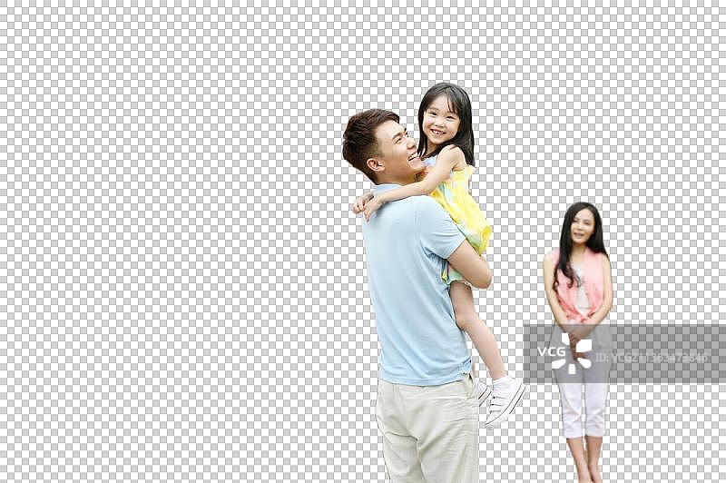 幸福的一家三口图片素材