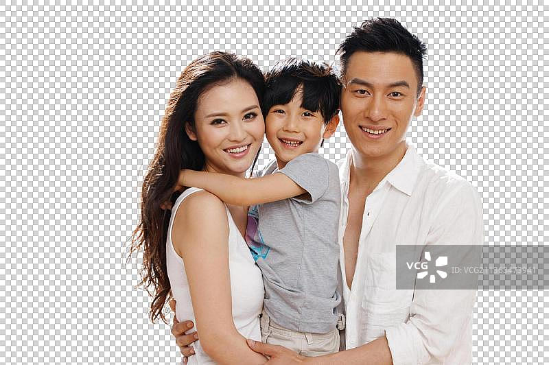 快乐的一家三口图片素材
