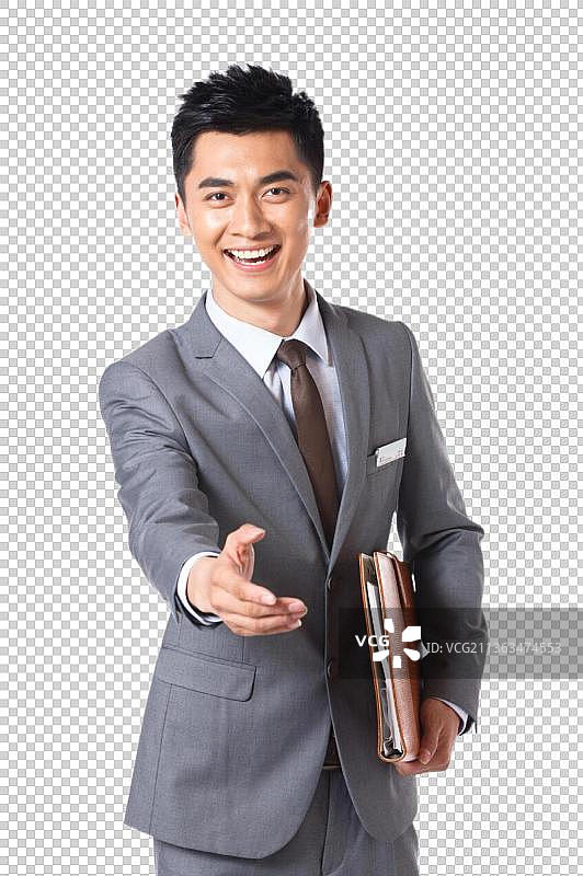 商务男士伸手握手图片素材