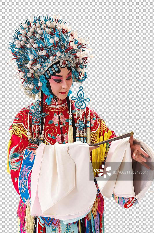 专业的女京剧表演者图片素材