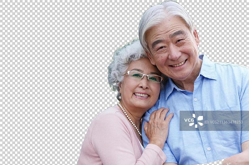 亲密的老年夫妇图片素材