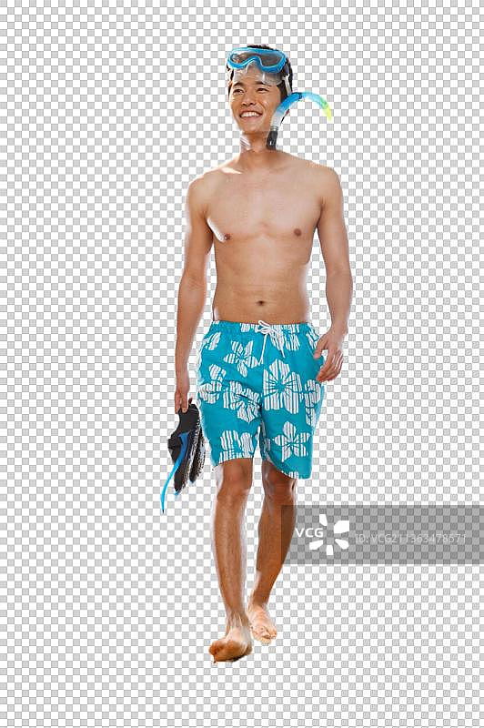 海边青年男人图片素材