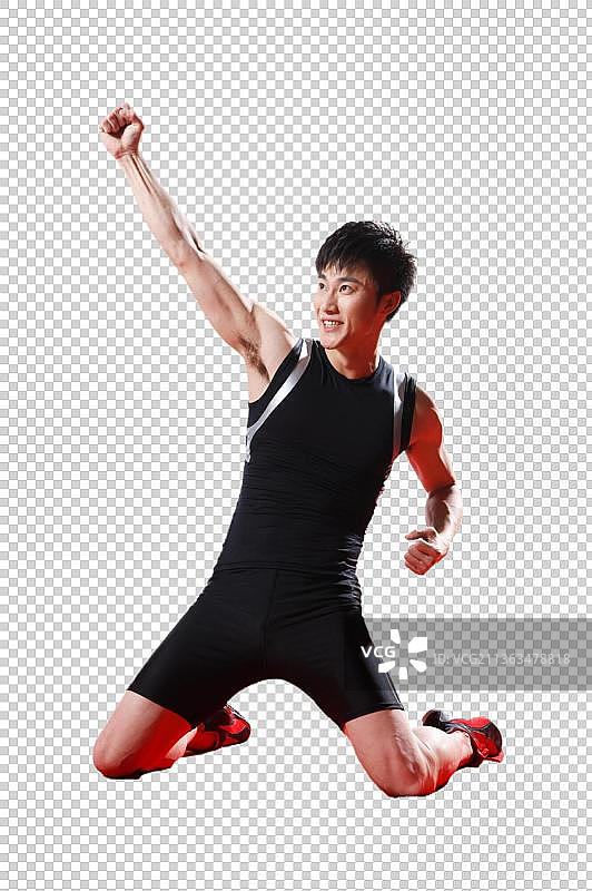 男运动员跑步图片素材