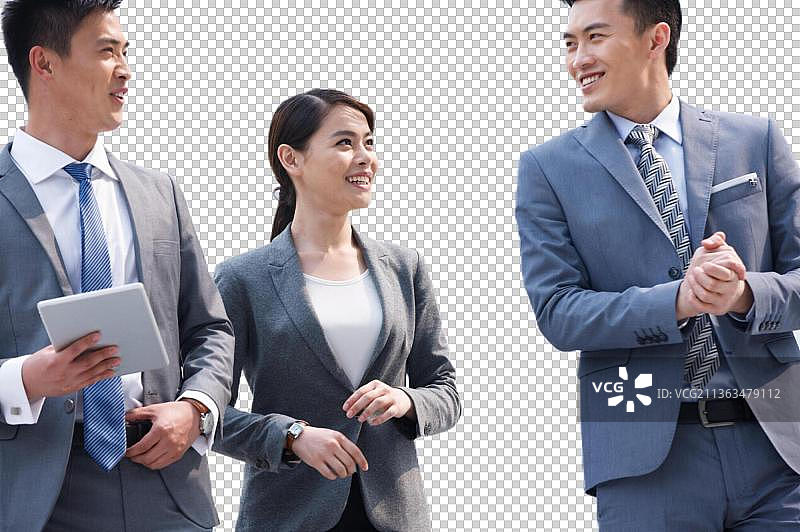 商务人士交谈图片素材