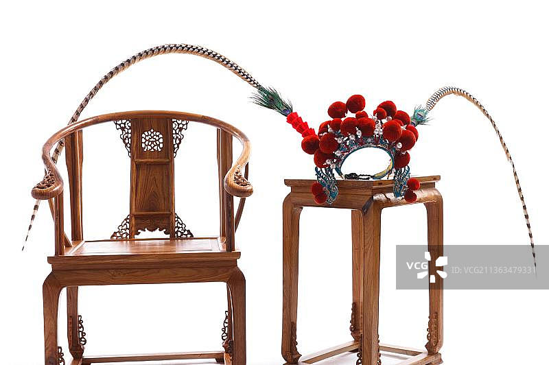 家具与京剧装饰物图片素材