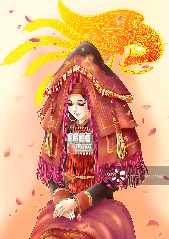 盘瑶美人图片素材