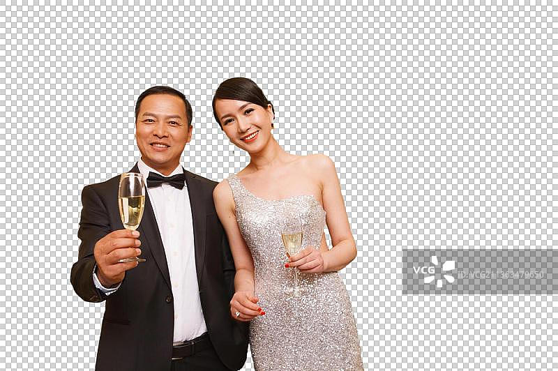 东方人聚会图片素材