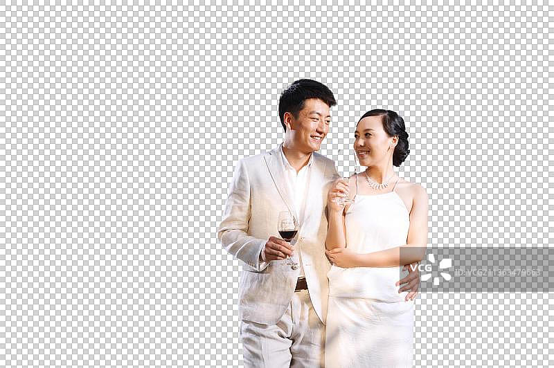 浪漫的东方夫妇图片素材